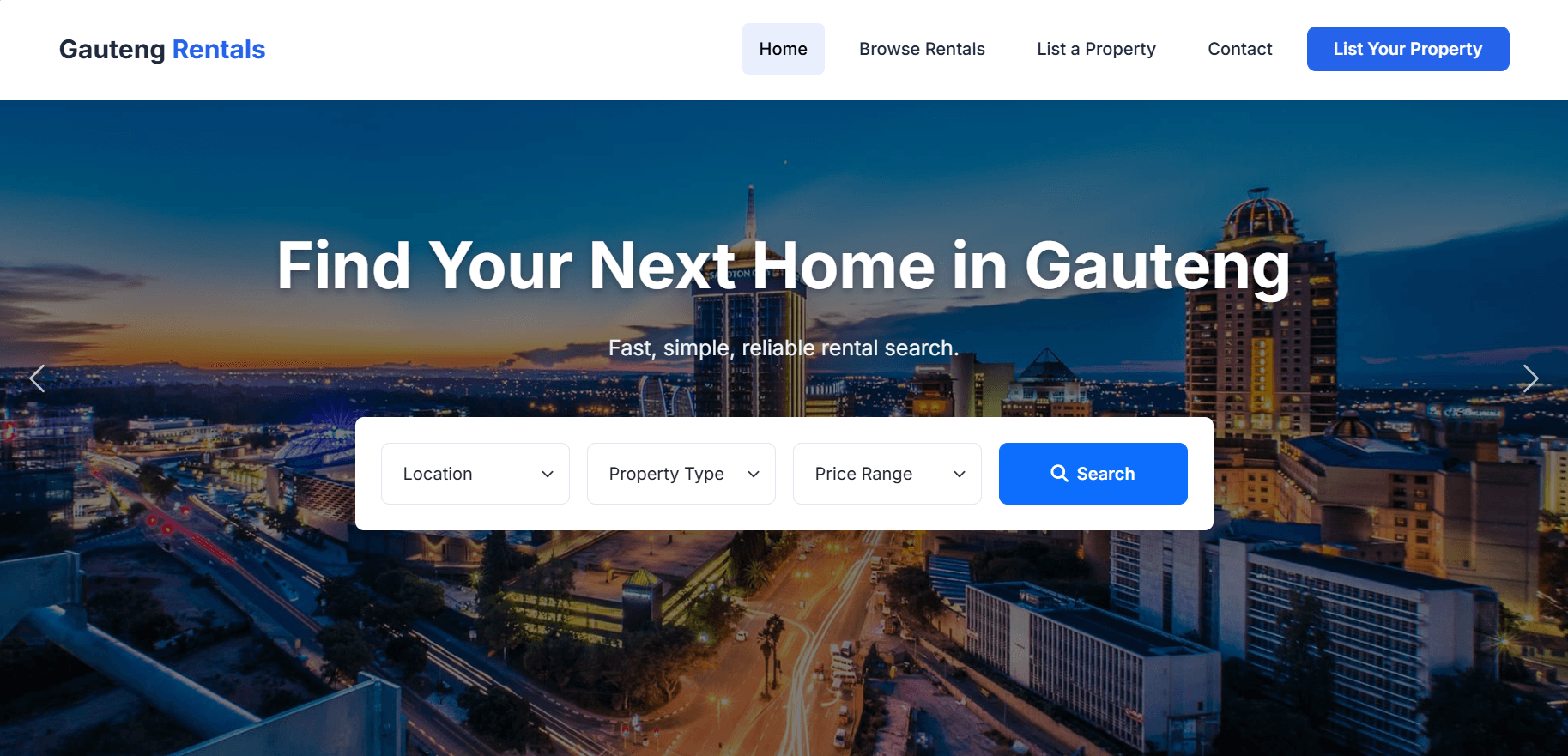 Gauteng Rentals Directory